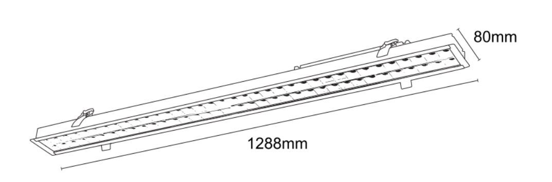 dimensions spots LED